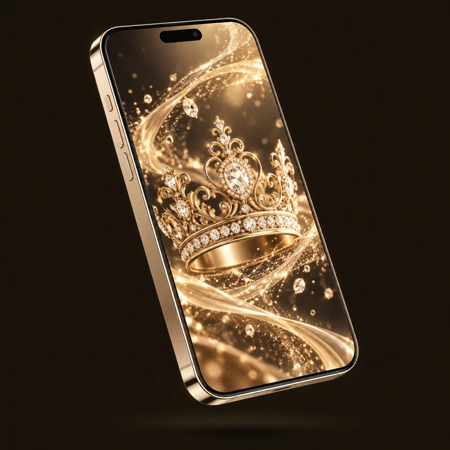 Smartphone with crown — Mafia 77777