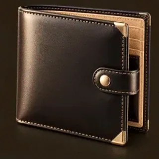 Leather bifold wallet — Mafia 77777