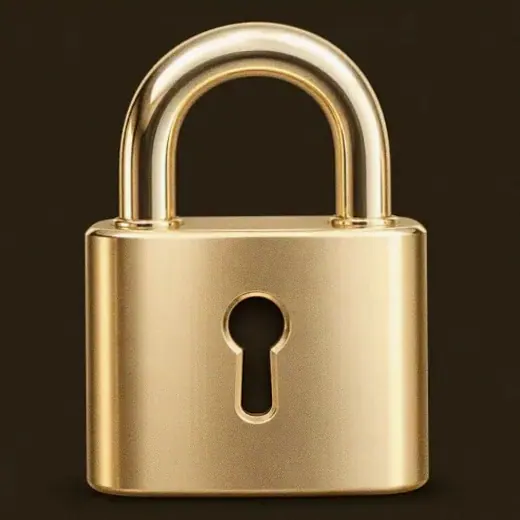 Metal padlock — Mafia 77777