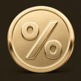 Gold percent coin — Mafia 77777