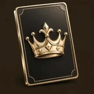 Crowned casino card — Mafia 77777