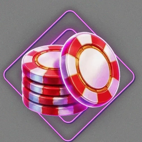 Poker table with cards
