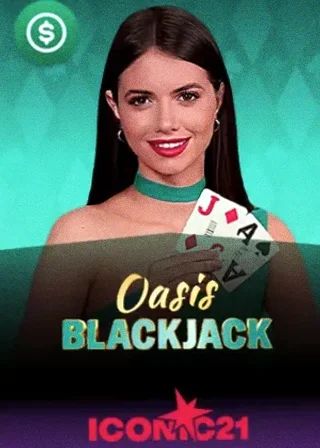 Oasis Blackjack live game cover