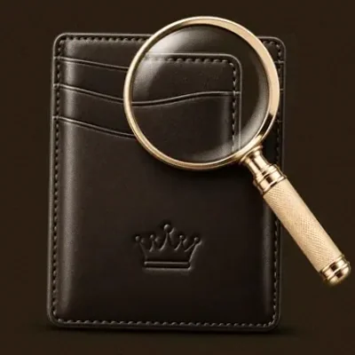 Wallet and magnifier — Mafia 77777