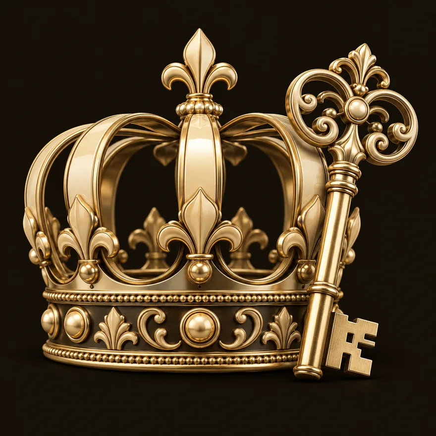 Royal crown and key — Mafia 77777