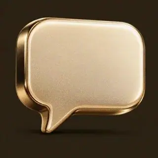 Gold speech bubble — Mafia 77777