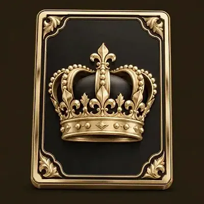 Crown emblem card — Mafia 77777