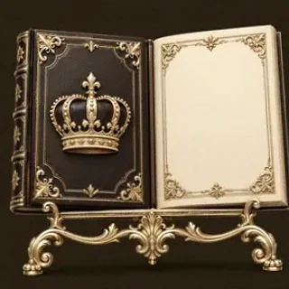 Ornate open book — Mafia 77777